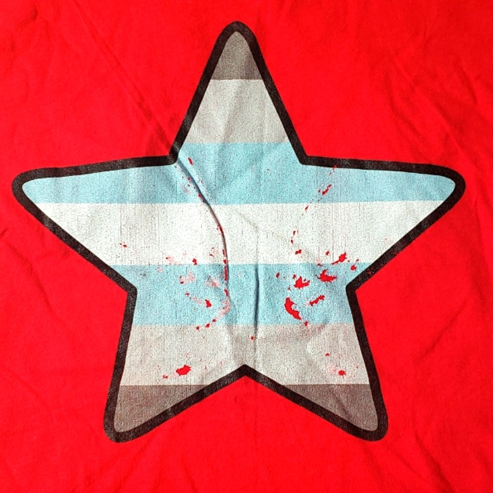 Boy L Damaged shirt $5.00 Sale please see pictures